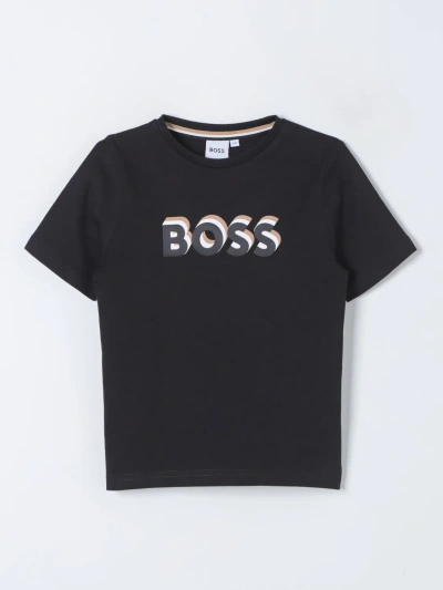 Bosswear T-shirt Boss Kidswear Kids Color Black