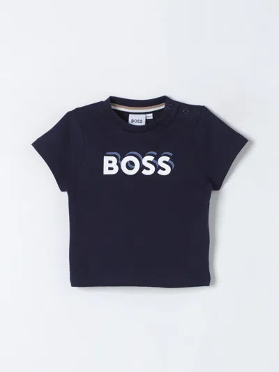 Bosswear T-shirt Boss Kidswear Kids Color Blue 1