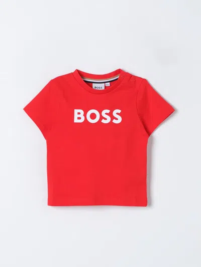 Bosswear T-shirt Boss Kidswear Kids Colour Red