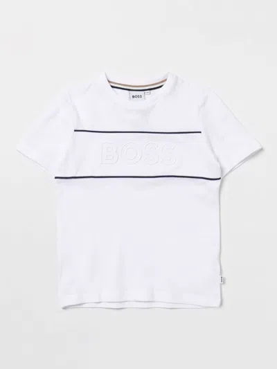 Bosswear T-shirt Boss Kidswear Kids Color White