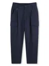 Bosswear Tapered Cargo Trousers In Blue