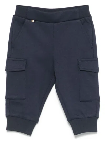 Bosswear Babies' Tapered Track Pants In Blue