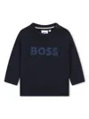 Bosswear Pullover Mit Logo In Blau