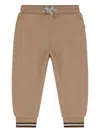 Bosswear Textured-drawstring Track Pants In Brown