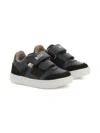 Bosswear Touch-strap Fastening Sneakers In Black