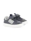 Bosswear Touch-strap Sneakers In Blue