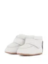 Bosswear Touch-strap Booties In White