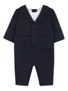 Bosswear Two-button Blazer Romper In Blue