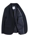 Bosswear Two-button Blazer-trouser Suit In Blue