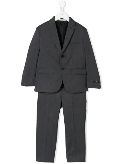 Bosswear Kids' Two-piece Suit In Gray