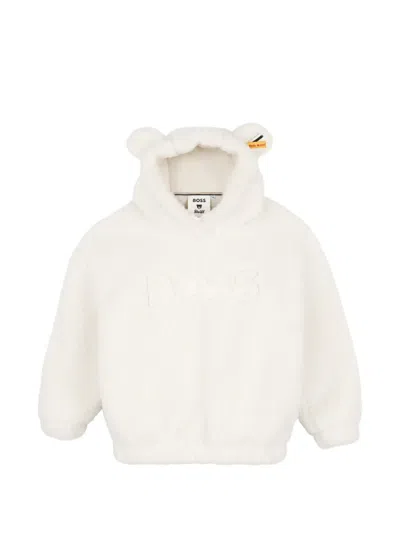 Bosswear X Steiff Teddy Hoodie In White