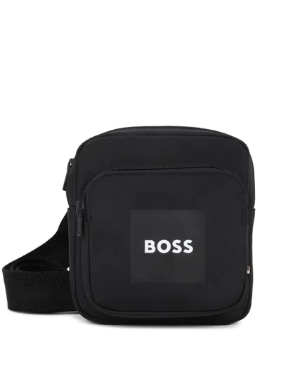 Bosswear Kids' Zip Crossbody Bag In Black