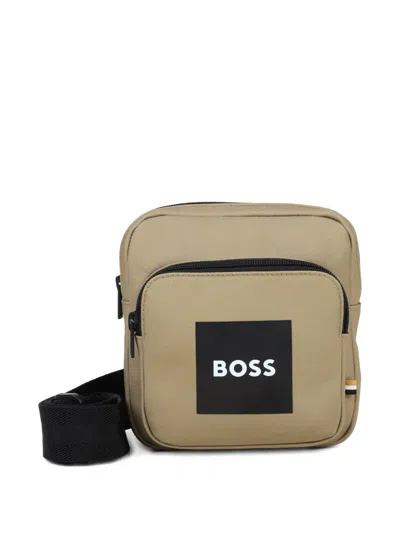Bosswear Kids' Zip Crossbody Bag In Neutral