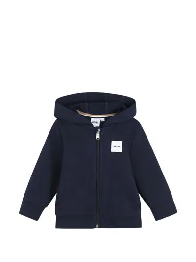 Bosswear Babies' Zip Hoodie In Blue