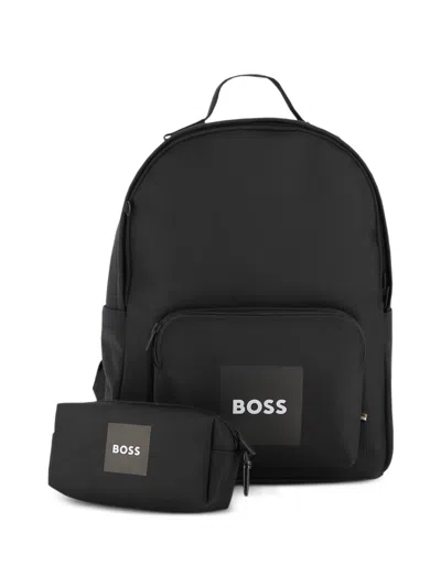 Bosswear Kids' Zip Pocket Backpack In Black