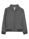 Bosswear Zip-up Bomber Jacket In Gray