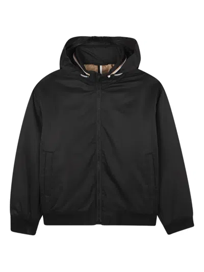 Bosswear Kids' Zip-up Bomber Jacket In Black
