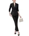 Bossy Chic 2pc Blazer & Pant Set In Black