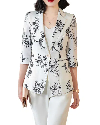 Bossy Chic Blazer In White