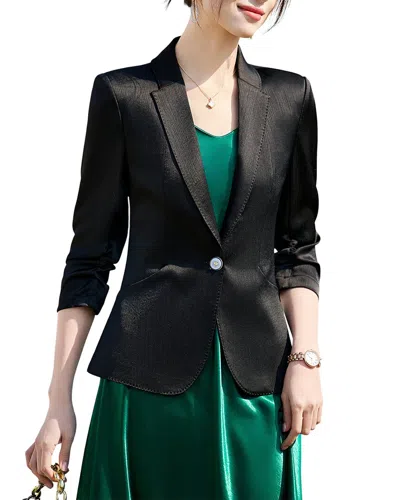 Bossy Chic Blazer In Black