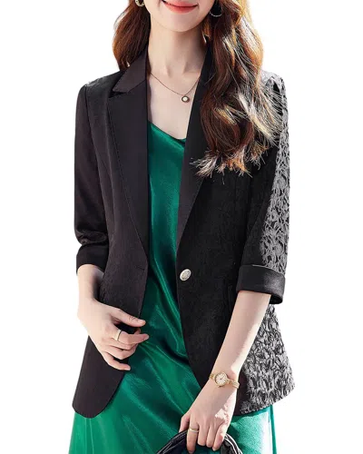 Bossy Chic Blazer In Black