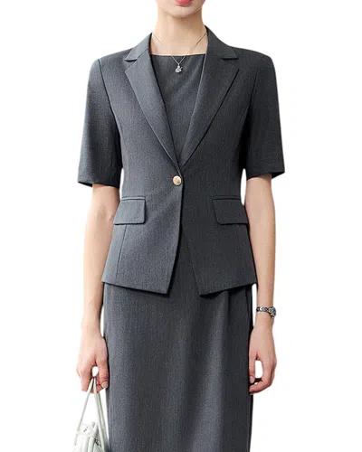 Bossy Chic Blazer In Black