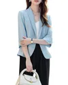 Bossy Chic Blazer In Blue