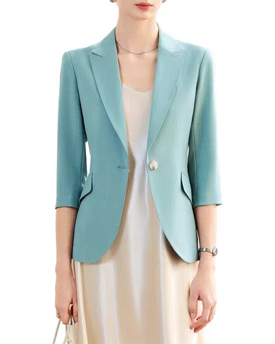 Bossy Chic Blazer In Blue