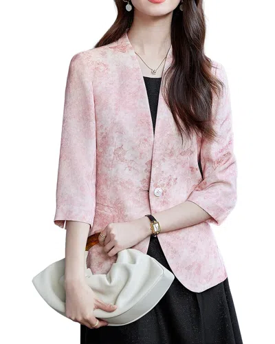 Bossy Chic Blazer In Pink