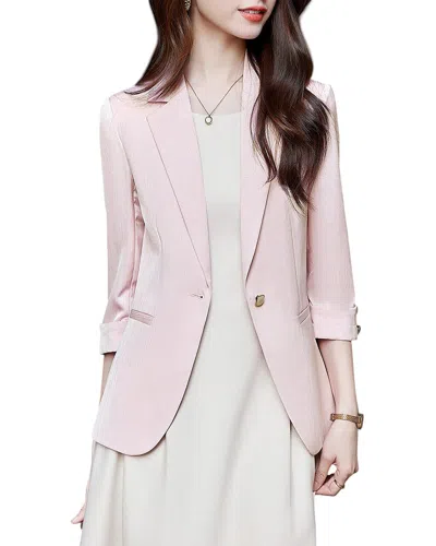 Bossy Chic Blazer In Pink
