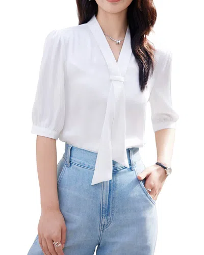 Bossy Chic Blouse In White