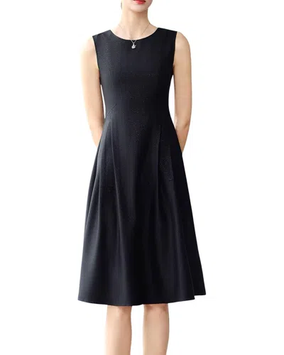 Bossy Chic Mini Dress In Black