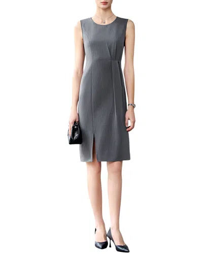 Bossy Chic Mini Dress In Gray