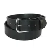 Boston Leather Men's Big & Tall Leather 1 1/2 Inch Bridle Belt In Black