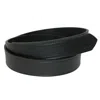 BOSTON LEATHER MEN'S BIG & TALL LEATHER NO SCRATCH WORK BELT WITH HOOK AND LOOP CLOSURE