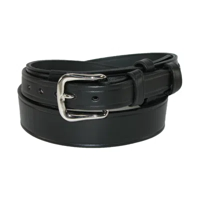 Boston Leather Men's Heavy Duty Leather Ranger Work Belt In Black