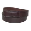 Boston Leather Men's Leather Movers & Mechanics No Scratch Work Belt In Brown