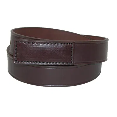 Boston Leather Men's Leather Movers & Mechanics No Scratch Work Belt In Brown