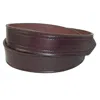 Boston Leather Men's Leather No Scratch Work Belt With Hook And Loop Closure In Brown