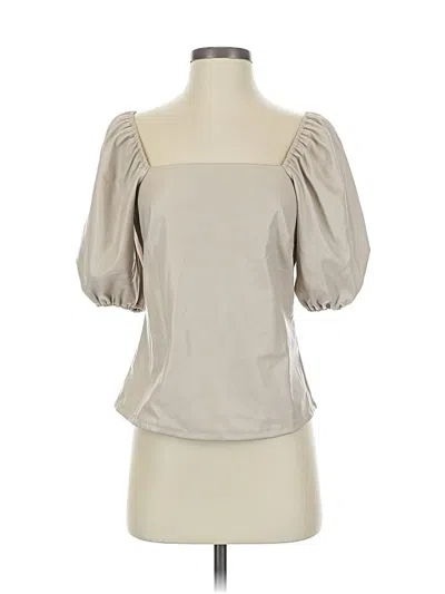 Pre-owned Boston Proper 3/4 Sleeve Blouse In Gray