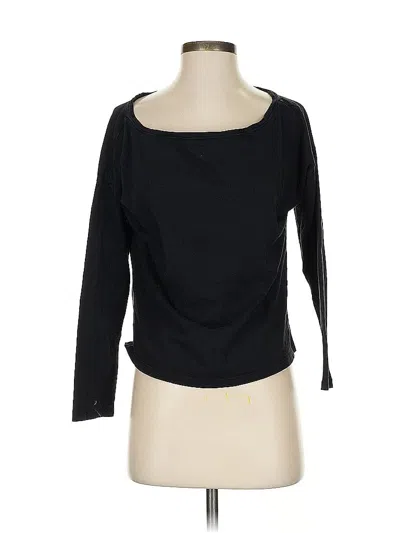 Pre-owned Boston Proper 3/4 Sleeve T-shirt In Black