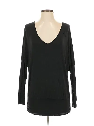 Pre-owned Boston Proper 3/4 Sleeve T-shirt In Black