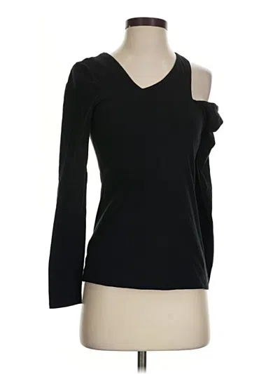 Pre-owned Boston Proper 3/4 Sleeve T-shirt In Black