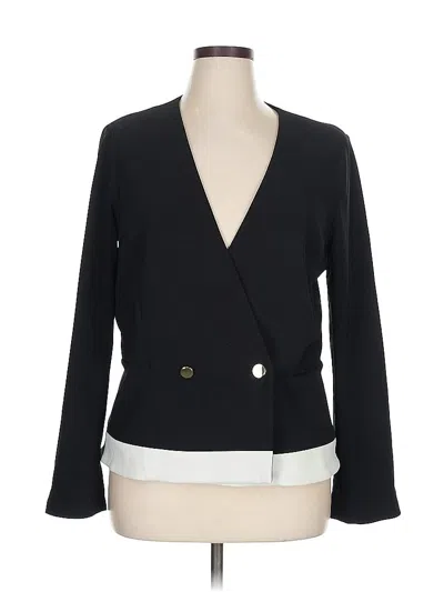 Pre-owned Boston Proper Blazer Jacket In Black