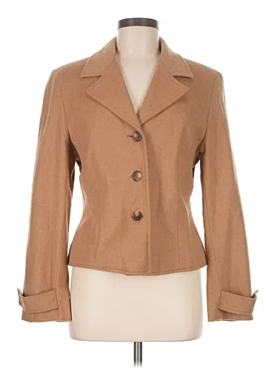 Pre-owned Boston Proper Blazer Jacket In Brown