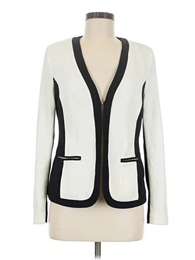 Pre-owned Boston Proper Blazer Jacket In Ivory