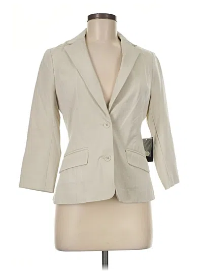 Pre-owned Boston Proper Blazer Jacket In Ivory