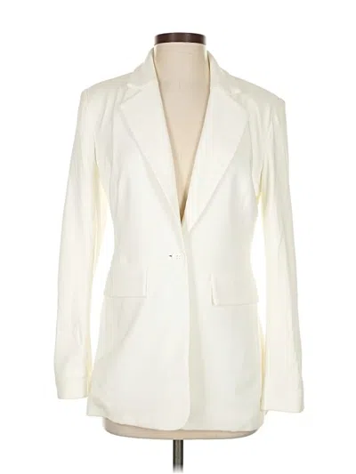 Pre-owned Boston Proper Blazer Jacket In White