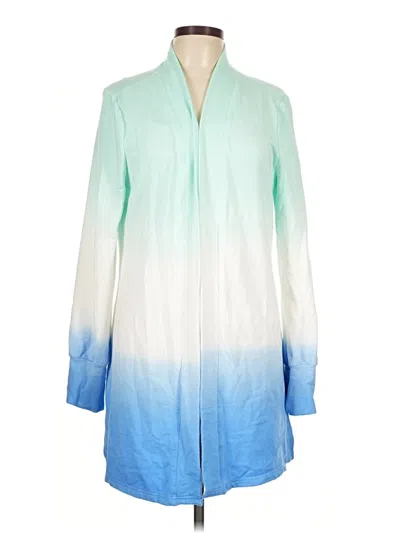 Pre-owned Boston Proper Cardigan Sweater In Blue