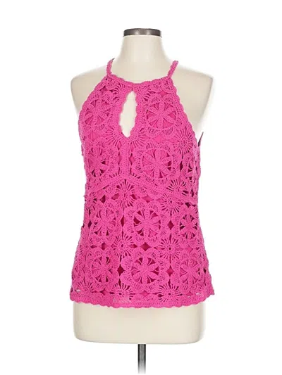 Pre-owned Boston Proper Cardigan Sweater In Pink